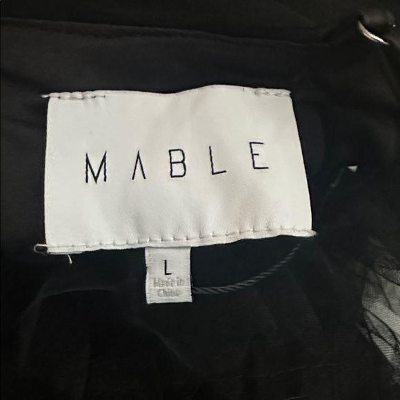 Mable Elegant Black Tiered Dress - Picture 7 of 8